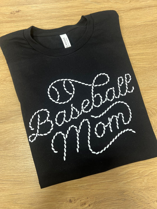 Baseball mom - Screenprint (not embroidery)